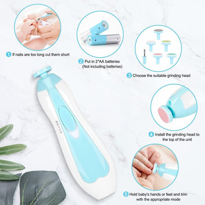 Baby Nail Electric Trimmer Kit Baby Products